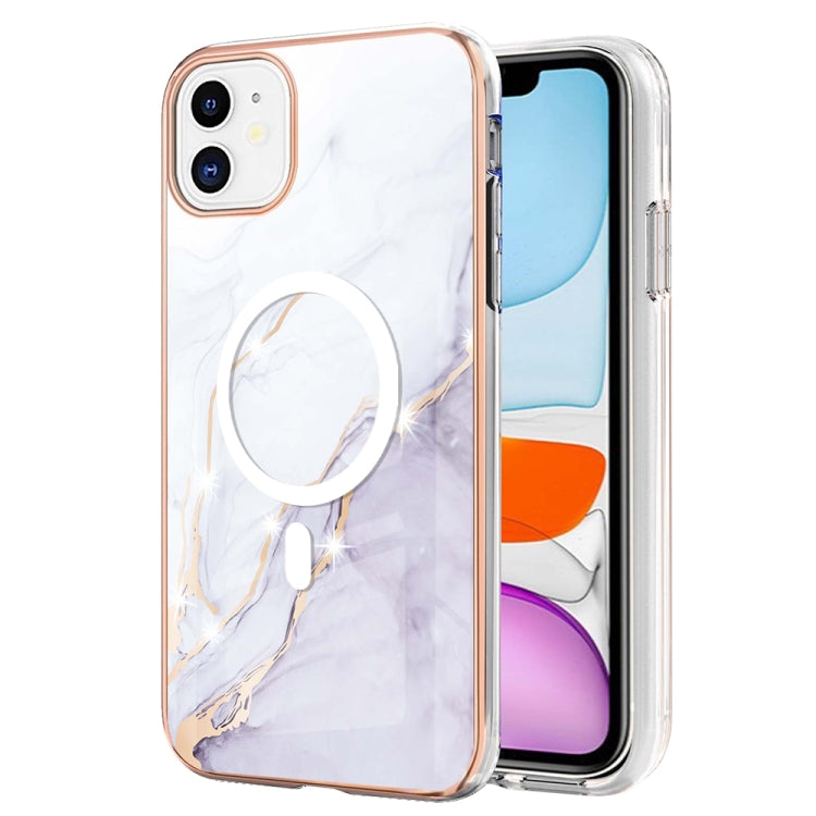 Marble Pattern Dual-side IMD Magsafe TPU Phone Case, For iPhone 11, For iPhone 11 Pro Apple Accessories engmar4259 More iPhone Cases - APEXEL INDIA - Mobile Lens - Mobile Camera Lens - Cellphone Accessories - Phone Lens - Smartphone Lens