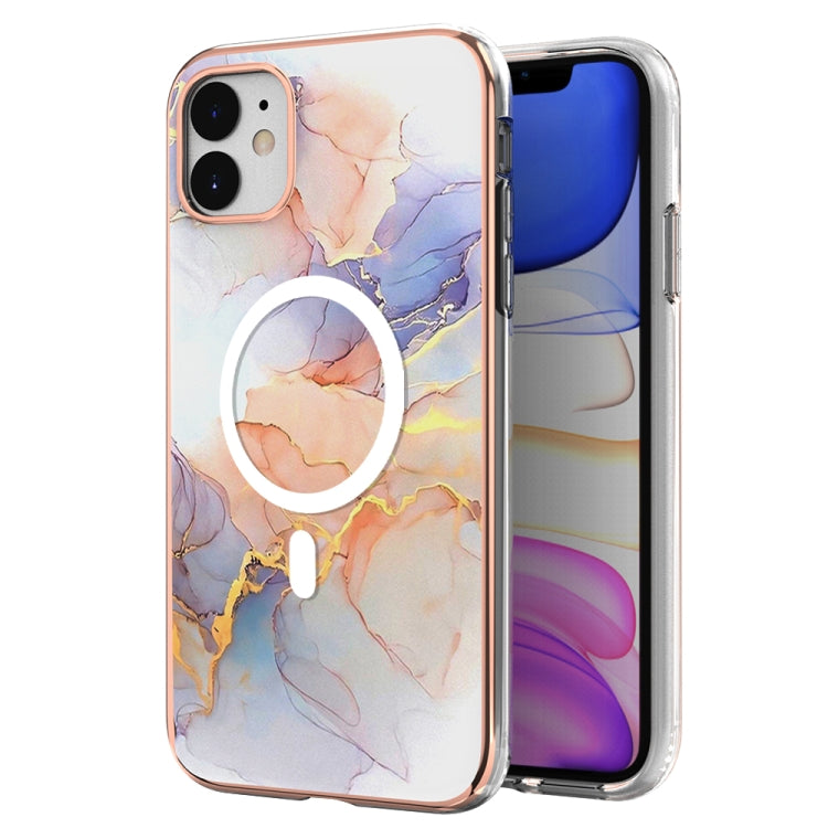 Marble Pattern Dual-side IMD Magsafe TPU Phone Case, For iPhone 11, For iPhone 11 Pro Apple Accessories engmar4259 More iPhone Cases - APEXEL INDIA - Mobile Lens - Mobile Camera Lens - Cellphone Accessories - Phone Lens - Smartphone Lens