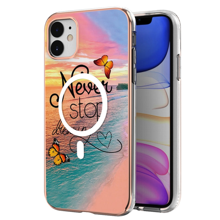 Marble Pattern Dual-side IMD Magsafe TPU Phone Case, For iPhone 11, For iPhone 11 Pro Apple Accessories engmar4259 More iPhone Cases - APEXEL INDIA - Mobile Lens - Mobile Camera Lens - Cellphone Accessories - Phone Lens - Smartphone Lens