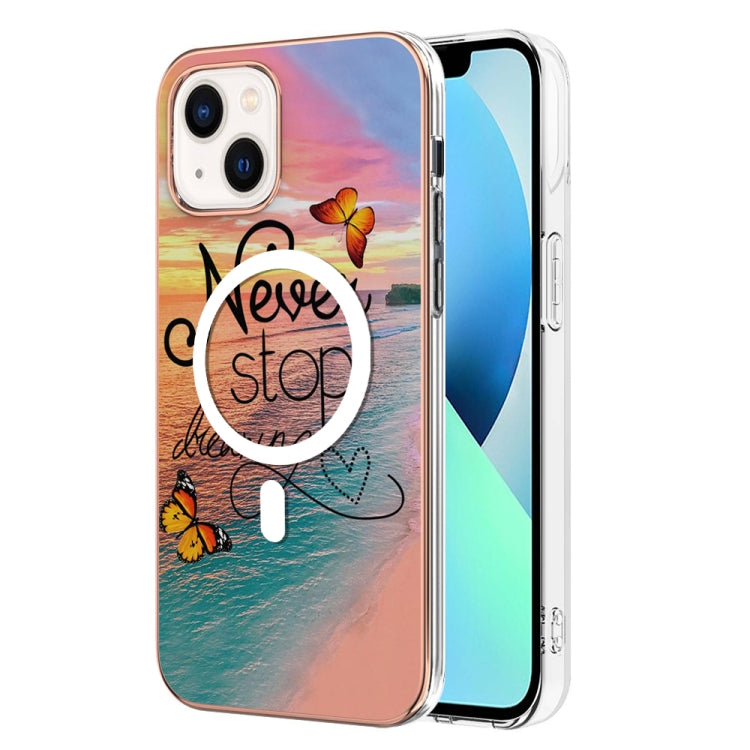 Marble Pattern Dual-side IMD Magsafe TPU Phone Case, For iPhone 15 Pro Max, For iPhone 14 Plus, For iPhone 14 Apple Accessories engmar4244 iPhone 15 Pro Max - APEXEL INDIA - Mobile Lens - Mobile Camera Lens - Cellphone Accessories - Phone Lens - Smartphone Lens