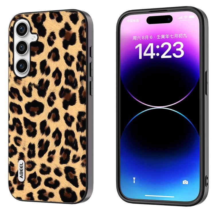 ABEEL Black Edge Leopard Phone Case, For Samsung Galaxy A54 5G Samsung Accessories - APEXEL INDIA - Mobile Lens - Mobile Camera Lens - Cellphone Accessories - Phone Lens - Smartphone Lens