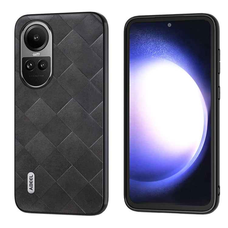 ABEEL Weave Plaid PU Phone Case, For OPPO Find N3, For OPPO Reno 10 / 10 Pro Global, For OPPO Find N3 Flip