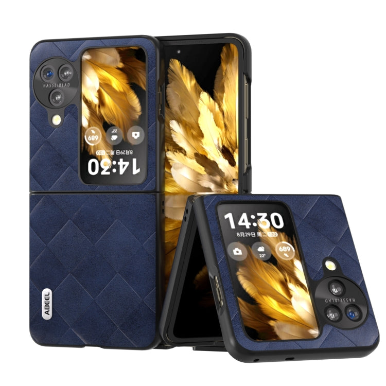 ABEEL Weave Plaid PU Phone Case, For OPPO Find N3, For OPPO Reno 10 / 10 Pro Global, For OPPO Find N3 Flip