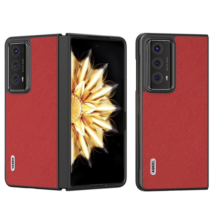 ABEEL Cross Texture Genuine Leather Phone Case, For Honor Magic V Flip, For Honor Magic Vs2, For Honor Magic V2 engabe3760 Mobile Accessories - APEXEL INDIA - Mobile Lens - Mobile Camera Lens - Cellphone Accessories - Phone Lens - Smartphone Lens