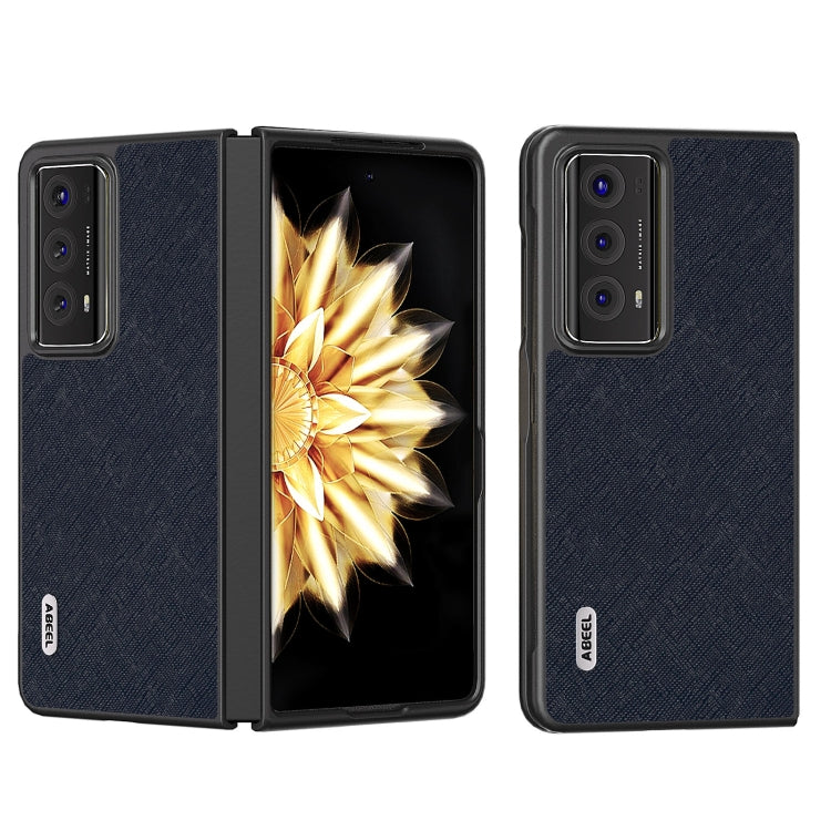 ABEEL Cross Texture Genuine Leather Phone Case, For Honor Magic V Flip, For Honor Magic Vs2, For Honor Magic V2 engabe3760 Mobile Accessories - APEXEL INDIA - Mobile Lens - Mobile Camera Lens - Cellphone Accessories - Phone Lens - Smartphone Lens
