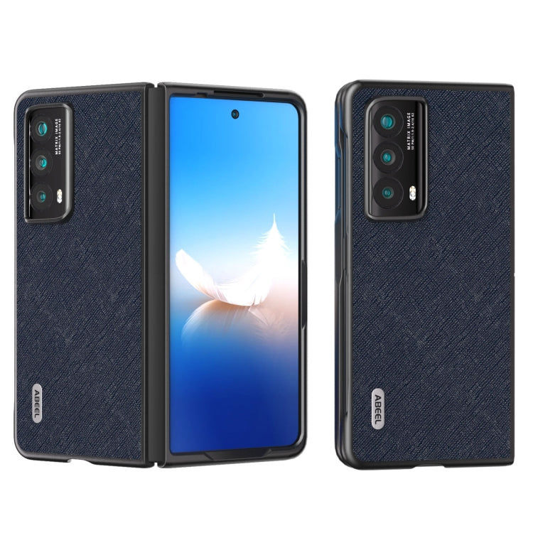 ABEEL Cross Texture Genuine Leather Phone Case, For Honor Magic V Flip, For Honor Magic Vs2, For Honor Magic V2 engabe3760 Mobile Accessories - APEXEL INDIA - Mobile Lens - Mobile Camera Lens - Cellphone Accessories - Phone Lens - Smartphone Lens