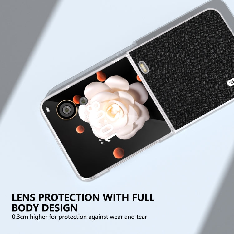 ABEEL Cross Texture Genuine Leather Phone Case, For Honor Magic V Flip, For Honor Magic Vs2, For Honor Magic V2 engabe3760 Mobile Accessories - APEXEL INDIA - Mobile Lens - Mobile Camera Lens - Cellphone Accessories - Phone Lens - Smartphone Lens