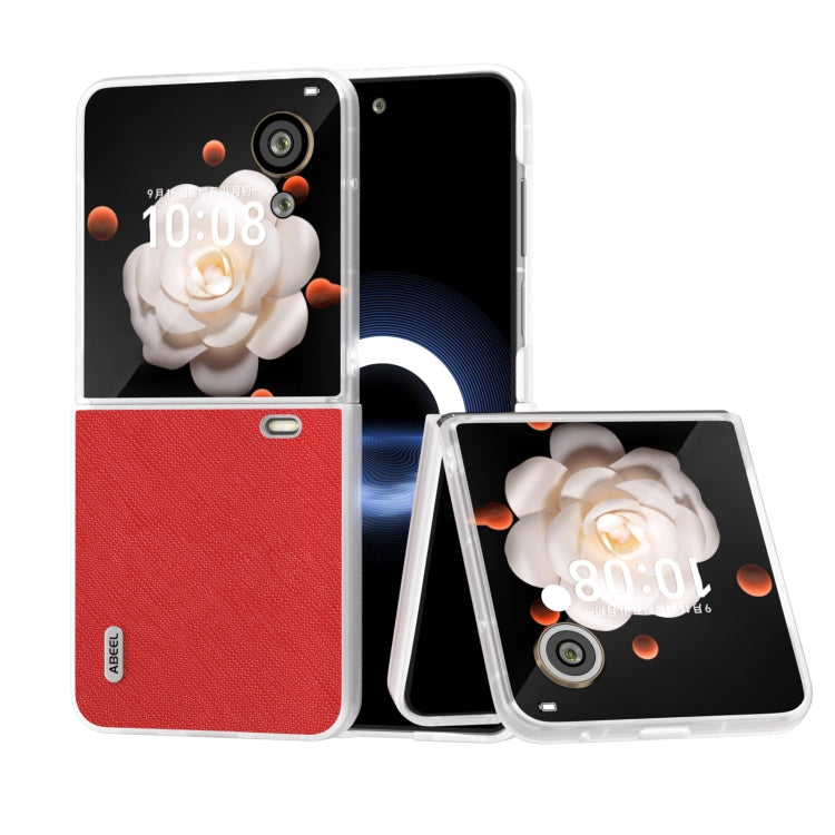 ABEEL Cross Texture Genuine Leather Phone Case, For Honor Magic V Flip, For Honor Magic Vs2, For Honor Magic V2 engabe3760 Mobile Accessories - APEXEL INDIA - Mobile Lens - Mobile Camera Lens - Cellphone Accessories - Phone Lens - Smartphone Lens