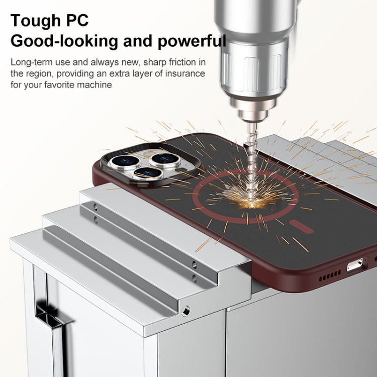 Brilliant Series MagSafe Micro-frosted Anti-fingerprint PC Phone Case, For iPhone 12 Pro Max Apple Accessories engbri4303 More iPhone Cases - APEXEL INDIA - Mobile Lens - Mobile Camera Lens - Cellphone Accessories - Phone Lens - Smartphone Lens