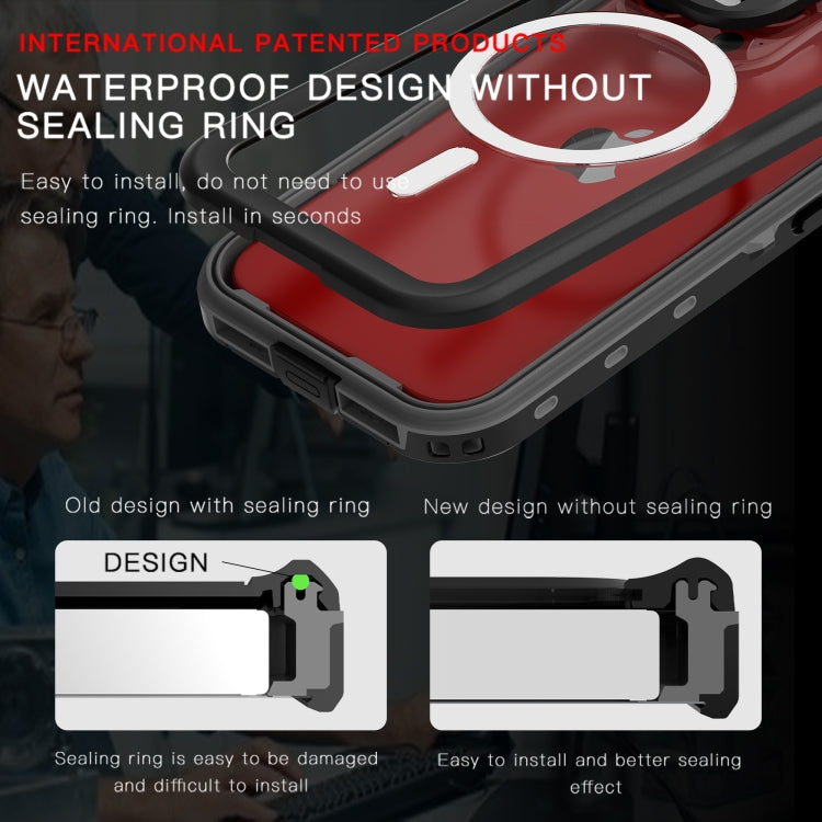 RedPepper IP68 Waterproof MagSafe Phone Case, For iPhone 15 Pro Max, For iPhone 15 Pro, For iPhone 15 Plus, For iPhone 15 Apple Accessories engred4339 iPhone 15 Pro Max - RedPepper - Mobile Lens - Mobile Camera Lens - Cellphone Accessories - Phone Lens - Smartphone Lens
