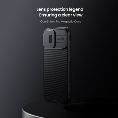 NILLKIN CamShield Pro Magnetic Magsafe Phone Case, For iPhone 16 Pro Max, For iPhone 15 Pro Apple Accessories engnil4327 iPhone 16 Pro Max - NILLKIN - Mobile Lens - Mobile Camera Lens - Cellphone Accessories - Phone Lens - Smartphone Lens