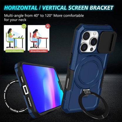 Sliding Camshield MagSafe Holder TPU Hybrid PC Phone Case, For iPhone 16 Pro Max, For iPhone 16 Pro Apple Accessories engsli4341 iPhone 16 Pro Max - APEXEL INDIA - Mobile Lens - Mobile Camera Lens - Cellphone Accessories - Phone Lens - Smartphone Lens