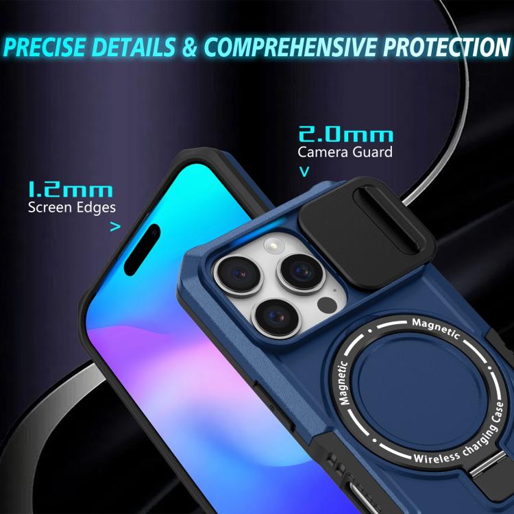 Sliding Camshield MagSafe Holder TPU Hybrid PC Phone Case, For iPhone 16 Pro Max, For iPhone 16 Pro Apple Accessories engsli4341 iPhone 16 Pro Max - APEXEL INDIA - Mobile Lens - Mobile Camera Lens - Cellphone Accessories - Phone Lens - Smartphone Lens