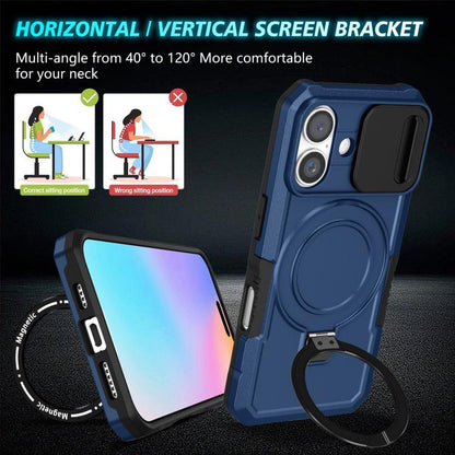 Sliding Camshield MagSafe Holder TPU Hybrid PC Phone Case, For iPhone 16 Plus, For iPhone 16 Apple Accessories engsli4366 iPhone 16 Plus - APEXEL INDIA - Mobile Lens - Mobile Camera Lens - Cellphone Accessories - Phone Lens - Smartphone Lens