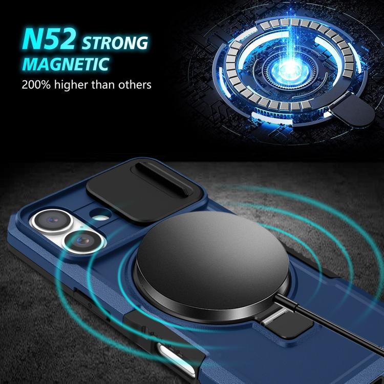 Sliding Camshield MagSafe Holder TPU Hybrid PC Phone Case, For iPhone 16 Plus, For iPhone 16 Apple Accessories engsli4366 iPhone 16 Plus - APEXEL INDIA - Mobile Lens - Mobile Camera Lens - Cellphone Accessories - Phone Lens - Smartphone Lens