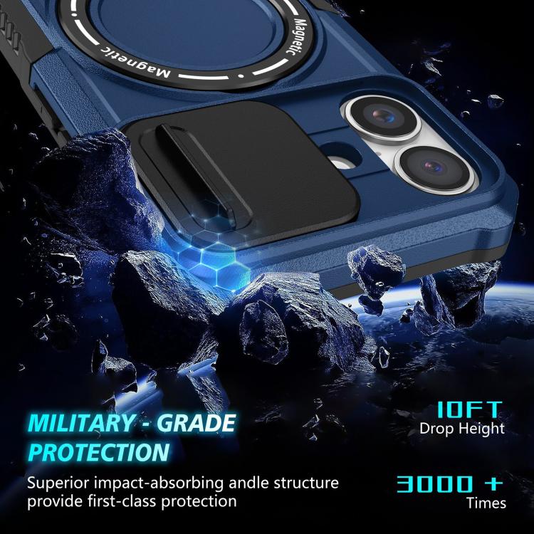 Sliding Camshield MagSafe Holder TPU Hybrid PC Phone Case, For iPhone 16 Plus, For iPhone 16 Apple Accessories engsli4366 iPhone 16 Plus - APEXEL INDIA - Mobile Lens - Mobile Camera Lens - Cellphone Accessories - Phone Lens - Smartphone Lens