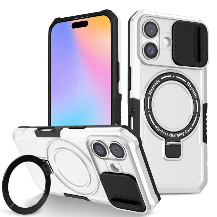 Sliding Camshield MagSafe Holder TPU Hybrid PC Phone Case, For iPhone 16 Plus, For iPhone 16 Apple Accessories engsli4366 iPhone 16 Plus - APEXEL INDIA - Mobile Lens - Mobile Camera Lens - Cellphone Accessories - Phone Lens - Smartphone Lens