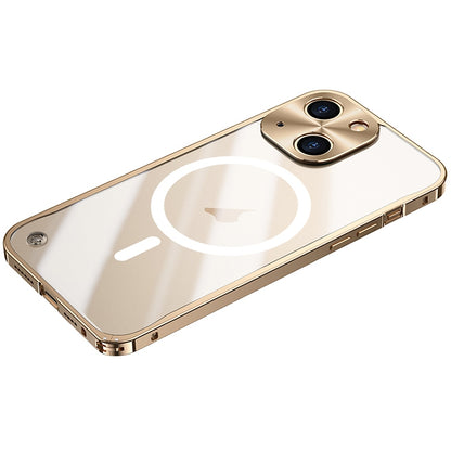 Metal Frame Frosted PC Shockproof MagSafe Case, For iPhone 15 Pro Max, For iPhone 15 Pro, For iPhone 15 Plus, For iPhone 15 Apple Accessories engmet4352 iPhone 15 Pro Max - APEXEL INDIA - Mobile Lens - Mobile Camera Lens - Cellphone Accessories - Phone Lens - Smartphone Lens