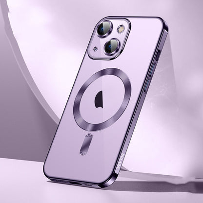 SULADA MagSafe Plating TPU Shockproof Phone Soft Case, For iPhone 15 Pro Max, For iPhone 15 Pro, For iPhone 15 Plus Apple Accessories engsul4378 iPhone 15 Pro Max - SULADA - Mobile Lens - Mobile Camera Lens - Cellphone Accessories - Phone Lens - Smartphone Lens