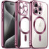 Transparent Electroplated Magsafe Magnetic TPU Phone Case, For iPhone 15 Pro, For iPhone 15, For iPhone 15 Plus, For iPhone 14 Plus Apple Accessories engtra4384 iPhone 15 Pro - APEXEL INDIA - Mobile Lens - Mobile Camera Lens - Cellphone Accessories - Phone Lens - Smartphone Lens