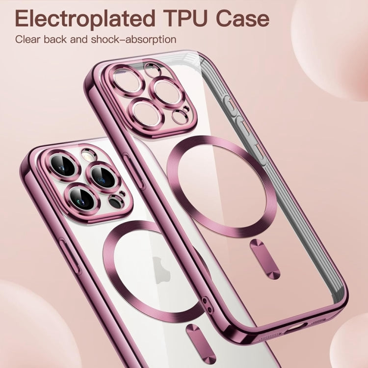 Transparent Electroplated Magsafe Magnetic TPU Phone Case, For iPhone 16 Pro Max, For iPhone 16 Pro, For iPhone 16, For iPhone 15 Pro Max Apple Accessories engtra4367 iPhone 16 Pro Max - APEXEL INDIA - Mobile Lens - Mobile Camera Lens - Cellphone Accessories - Phone Lens - Smartphone Lens