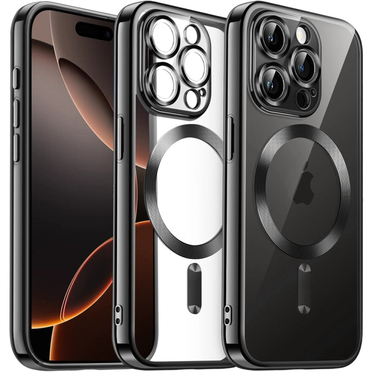 Transparent Electroplated Magsafe Magnetic TPU Phone Case, For iPhone 16 Pro Max, For iPhone 16 Pro, For iPhone 16, For iPhone 15 Pro Max Apple Accessories engtra4367 iPhone 16 Pro Max - APEXEL INDIA - Mobile Lens - Mobile Camera Lens - Cellphone Accessories - Phone Lens - Smartphone Lens