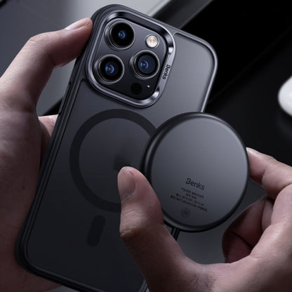 Benks Skin Feel Series MagSafe Magnetic Shockproof Phone Case, For iPhone 15 Pro Max, For iPhone 15 Pro, For iPhone 15 Plus, For iPhone 15 Apple Accessories engben4386 iPhone 15 Pro Max - Benks - Mobile Lens - Mobile Camera Lens - Cellphone Accessories - Phone Lens - Smartphone Lens