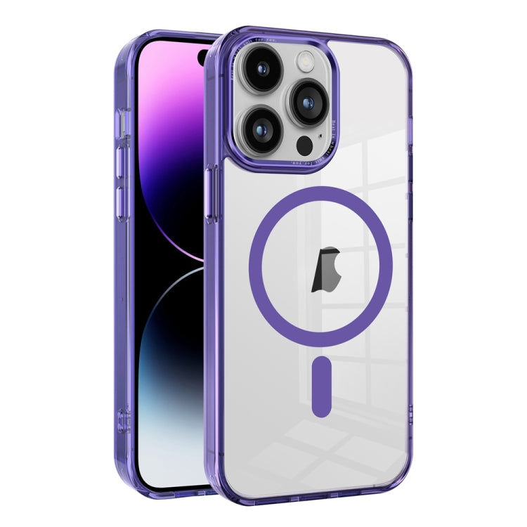 Ice Color Magnetic Series TPU Hybrid Acrylic Magsafe Phone Case, For iPhone 15, For iPhone 14, For iPhone 14 Pro Apple Accessories engice4387 iPhone 15 - APEXEL INDIA - Mobile Lens - Mobile Camera Lens - Cellphone Accessories - Phone Lens - Smartphone Lens