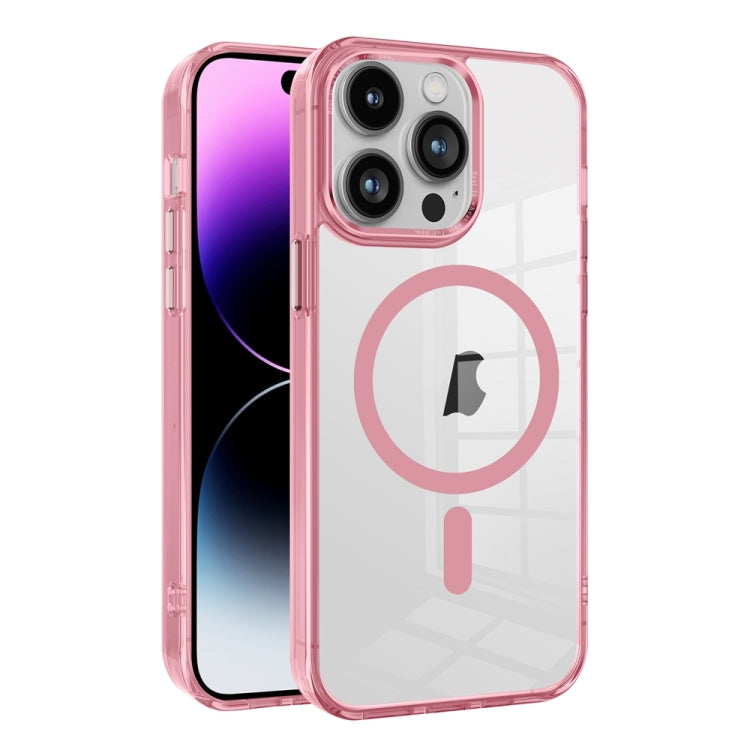 Ice Color Magnetic Series TPU Hybrid Acrylic Magsafe Phone Case, For iPhone 15, For iPhone 14, For iPhone 14 Pro Apple Accessories engice4387 iPhone 15 - APEXEL INDIA - Mobile Lens - Mobile Camera Lens - Cellphone Accessories - Phone Lens - Smartphone Lens