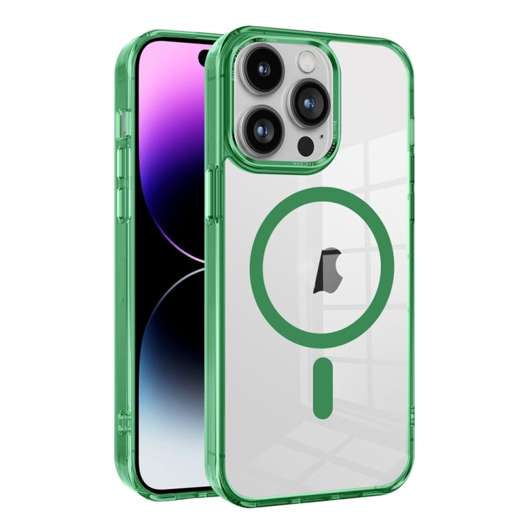 Ice Color Magnetic Series TPU Hybrid Acrylic Magsafe Phone Case, For iPhone 15, For iPhone 14, For iPhone 14 Pro Apple Accessories engice4387 iPhone 15 - APEXEL INDIA - Mobile Lens - Mobile Camera Lens - Cellphone Accessories - Phone Lens - Smartphone Lens