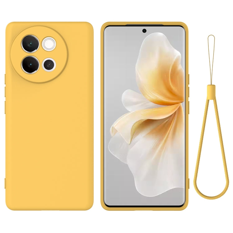 Solid Color Liquid Silicone Dropproof Full Coverage Phone Case, For vivo V40 Lite, For vivo Y58 5G, For vivo V40 / S19 Pro, For vivo S19, For vivo Y18 / Y18e 4G, For vivo Y38 5G