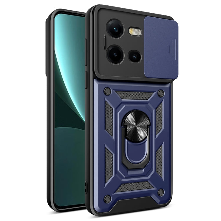 Sliding Camera Cover Design TPU+PC Phone Case, For vivo S17 Pro 5G/V29 5G, For vivo V25 5G/V25e 4G/X80 Lite 5G, For vivo T1 Pro