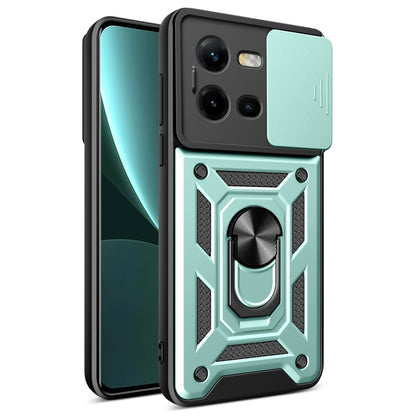 Sliding Camera Cover Design TPU+PC Phone Case, For vivo S17 Pro 5G/V29 5G, For vivo V25 5G/V25e 4G/X80 Lite 5G, For vivo T1 Pro