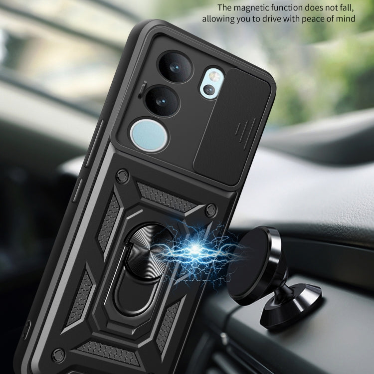 Sliding Camera Cover Design TPU+PC Phone Case, For vivo S17 Pro 5G/V29 5G, For vivo V25 5G/V25e 4G/X80 Lite 5G, For vivo T1 Pro