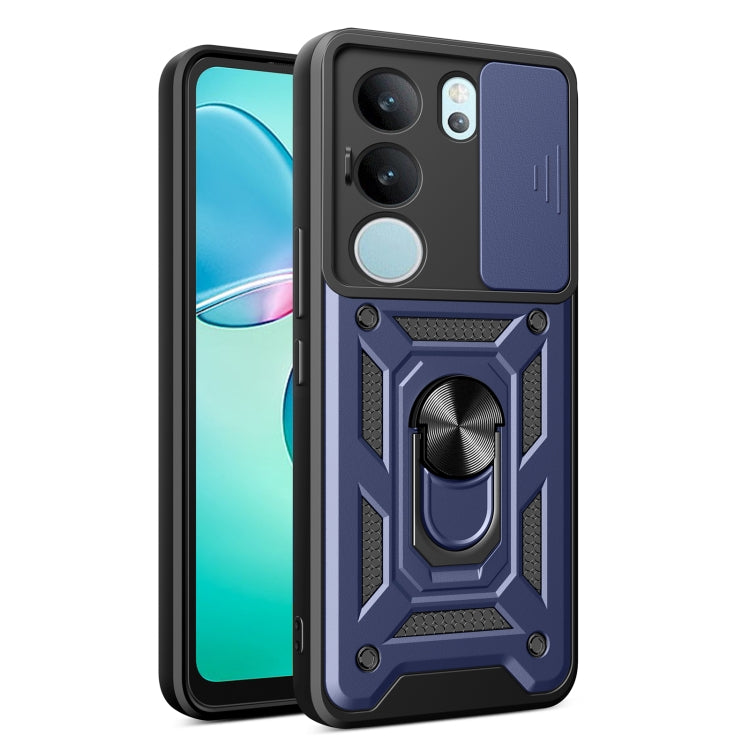 Sliding Camera Cover Design TPU+PC Phone Case, For vivo S17 Pro 5G/V29 5G, For vivo V25 5G/V25e 4G/X80 Lite 5G, For vivo T1 Pro