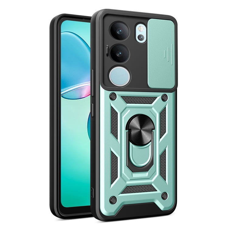 Sliding Camera Cover Design TPU+PC Phone Case, For vivo S17 Pro 5G/V29 5G, For vivo V25 5G/V25e 4G/X80 Lite 5G, For vivo T1 Pro