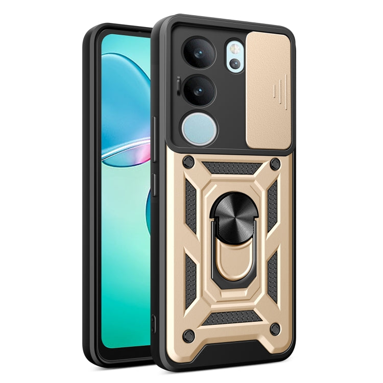 Sliding Camera Cover Design TPU+PC Phone Case, For vivo S17 Pro 5G/V29 5G, For vivo V25 5G/V25e 4G/X80 Lite 5G, For vivo T1 Pro