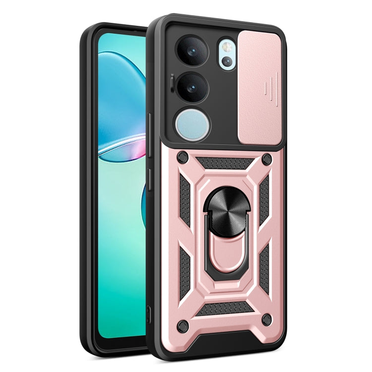 Sliding Camera Cover Design TPU+PC Phone Case, For vivo S17 Pro 5G/V29 5G, For vivo V25 5G/V25e 4G/X80 Lite 5G, For vivo T1 Pro