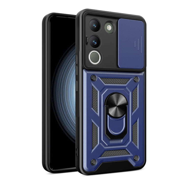 Sliding Camera Cover Design TPU+PC Phone Case, For vivo V29e Southeast Asian / Y200 5G, For vivo iQOO Z7 Pro 5G Global, For vivo V29e 5G Global