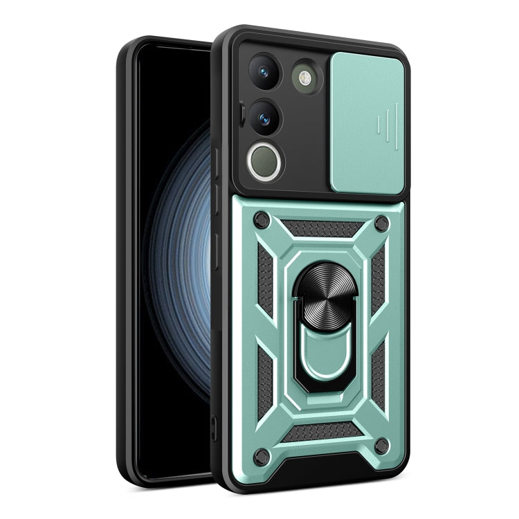 Sliding Camera Cover Design TPU+PC Phone Case, For vivo V29e Southeast Asian / Y200 5G, For vivo iQOO Z7 Pro 5G Global, For vivo V29e 5G Global