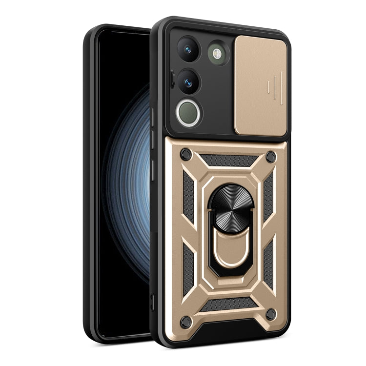 Sliding Camera Cover Design TPU+PC Phone Case, For vivo V29e Southeast Asian / Y200 5G, For vivo iQOO Z7 Pro 5G Global, For vivo V29e 5G Global