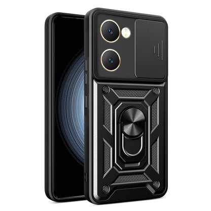 Sliding Camera Cover Design TPU+PC Phone Case, For vivo iQOO Z9x, For vivo iQOO Z9 Turbo 5G, For vivo Y03