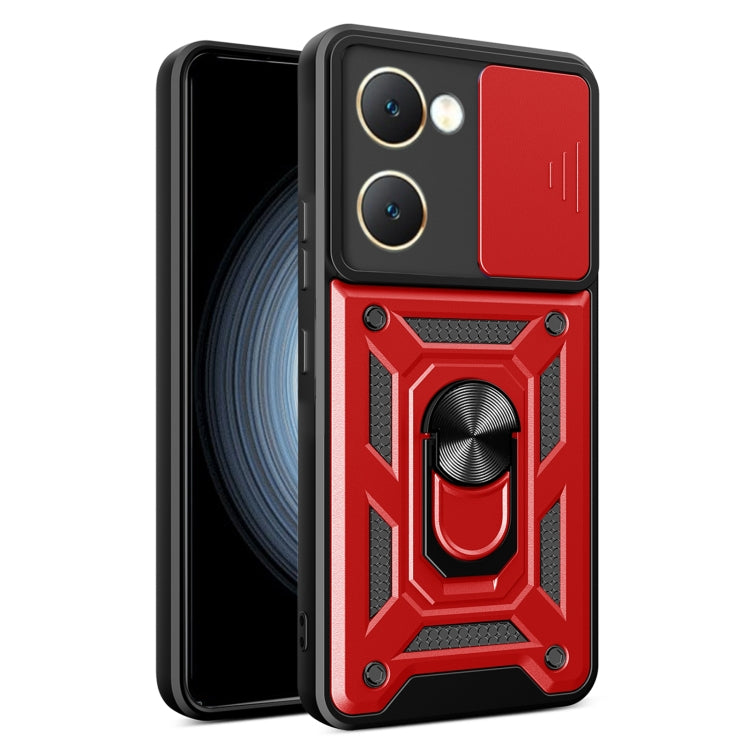Sliding Camera Cover Design TPU+PC Phone Case, For vivo iQOO Z9x, For vivo iQOO Z9 Turbo 5G, For vivo Y03
