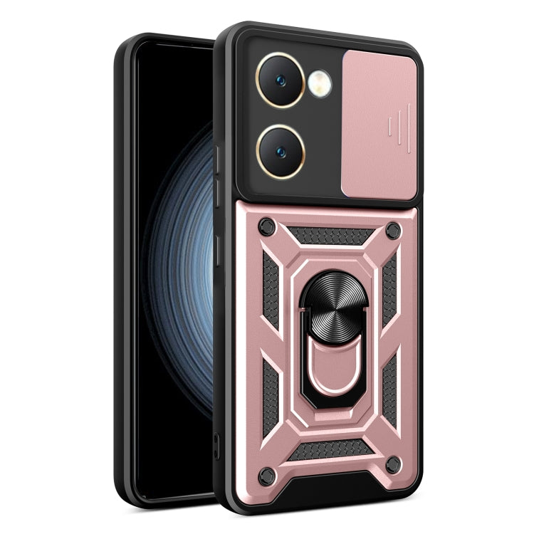 Sliding Camera Cover Design TPU+PC Phone Case, For vivo iQOO Z9x, For vivo iQOO Z9 Turbo 5G, For vivo Y03