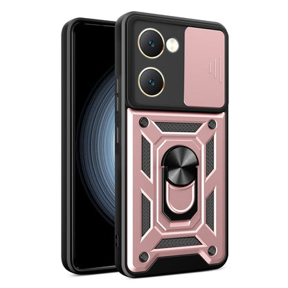 Sliding Camera Cover Design TPU+PC Phone Case, For vivo iQOO Z9x, For vivo iQOO Z9 Turbo 5G, For vivo Y03