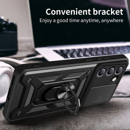Sliding Camera Cover Design TPU+PC Phone Case, For vivo V30 Lite 5G India / Y100 IDN, For vivo Y200e 5G Global, For vivo V30 / V30 Pro