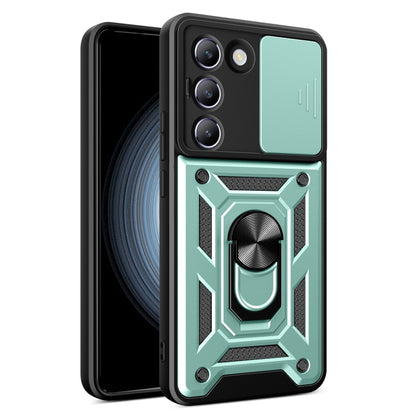 Sliding Camera Cover Design TPU+PC Phone Case, For vivo V30 Lite 5G India / Y100 IDN, For vivo Y200e 5G Global, For vivo V30 / V30 Pro