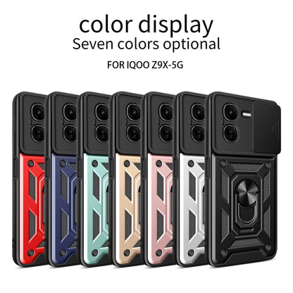 Sliding Camera Cover Design TPU+PC Phone Case, For vivo iQOO Z9x, For vivo iQOO Z9 Turbo 5G, For vivo Y03