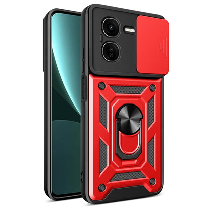 Sliding Camera Cover Design TPU+PC Phone Case, For vivo iQOO Z9x, For vivo iQOO Z9 Turbo 5G, For vivo Y03