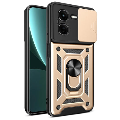 Sliding Camera Cover Design TPU+PC Phone Case, For vivo iQOO Z9x, For vivo iQOO Z9 Turbo 5G, For vivo Y03